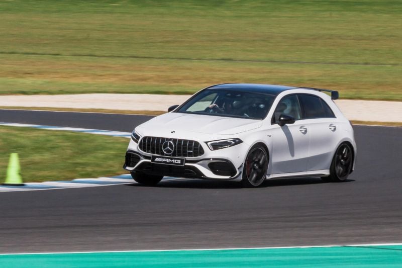 2021 Mercedes-AMG A 45 S track