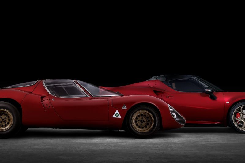 Alfa Romeo 4C Spider 33 Stradale Tributo due here next year