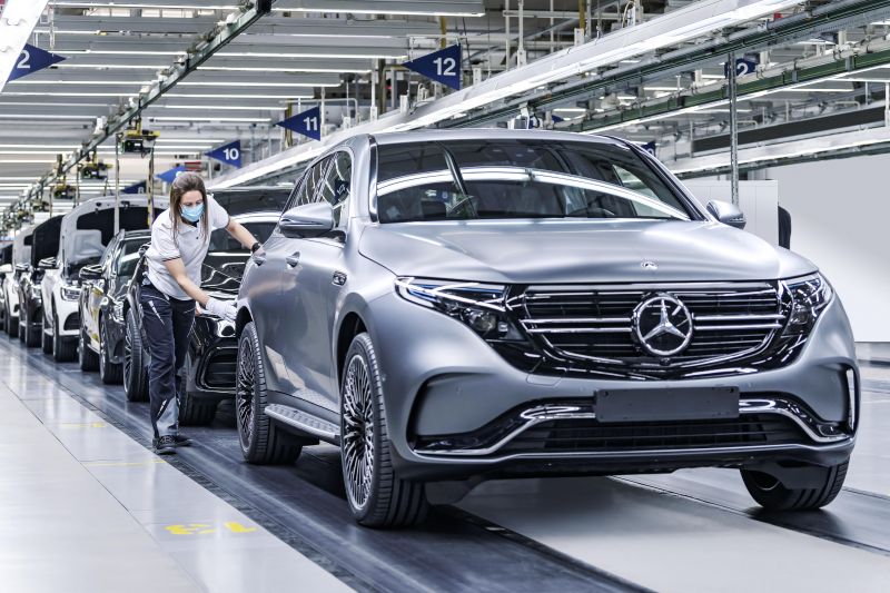 2021 Mercedes-Benz EQS enters production next year, five EVs to follow by 2022