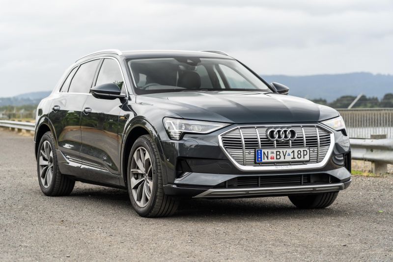 Audi e-tron battery range grows with software update