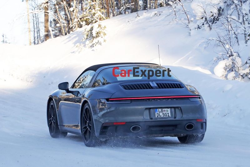 2021 Porsche 911 GTS spied