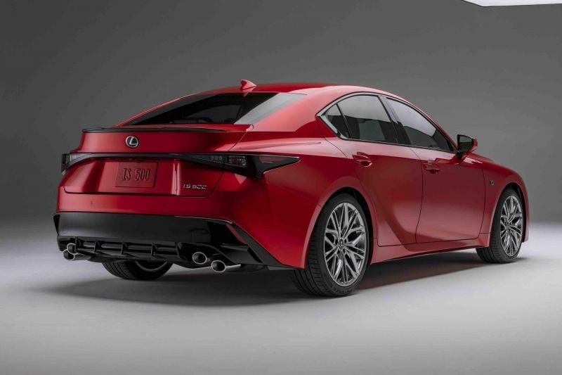 2022 Lexus IS500 F Sport Performance V8 unveiled  for the USA
