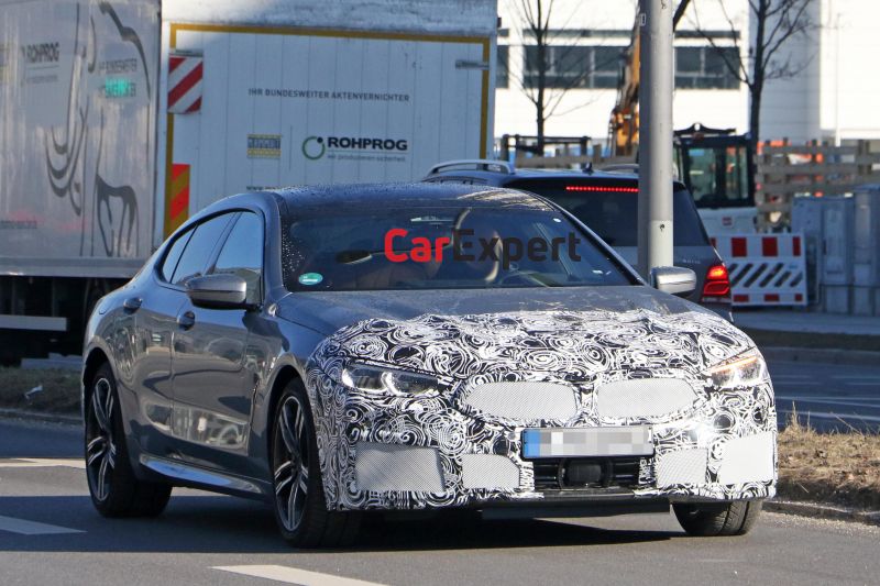 2021 BMW 8 Series facelift spied