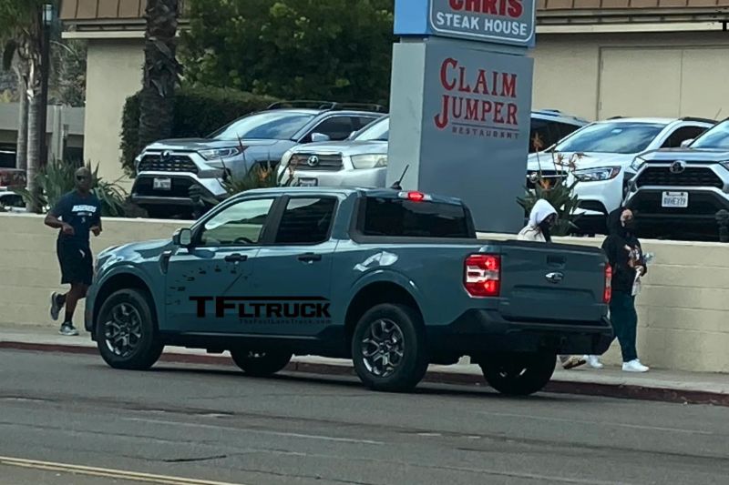 2022 Ford Maverick spied undisguised