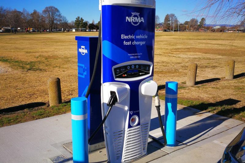 Electric car charging networks in Australia