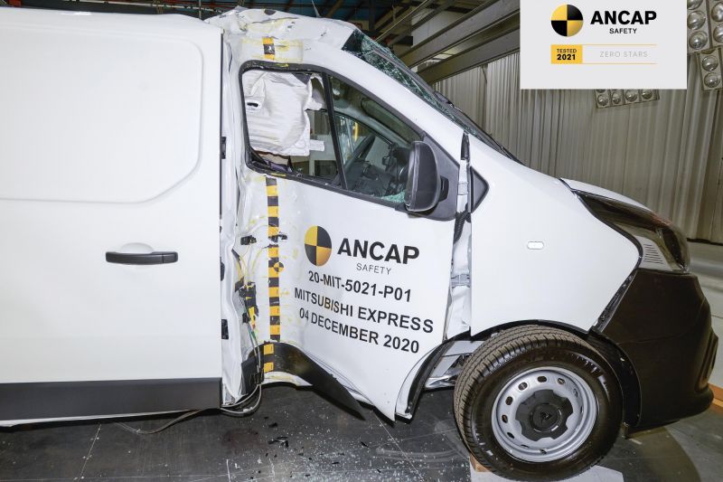 'Confused' ANCAP criticised for zero-star Mitsubishi Express rating