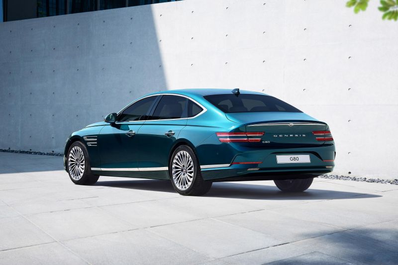 Genesis Electrified G80 here in early 2022