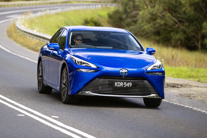 Toyota Mirai hydrogen fuel-cell helps power a Melbourne stadium