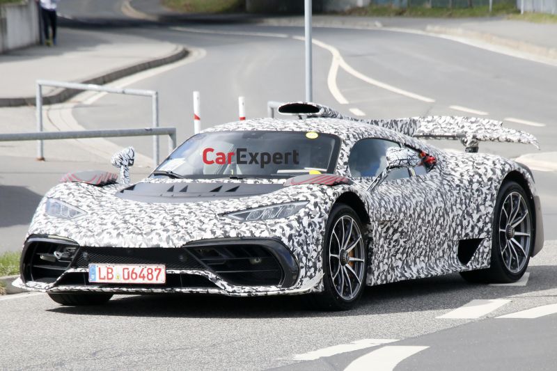 Mercedes-AMG Project One spied again