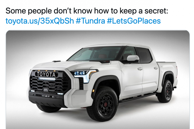 Toyota Tundra under 'study' for Australia
