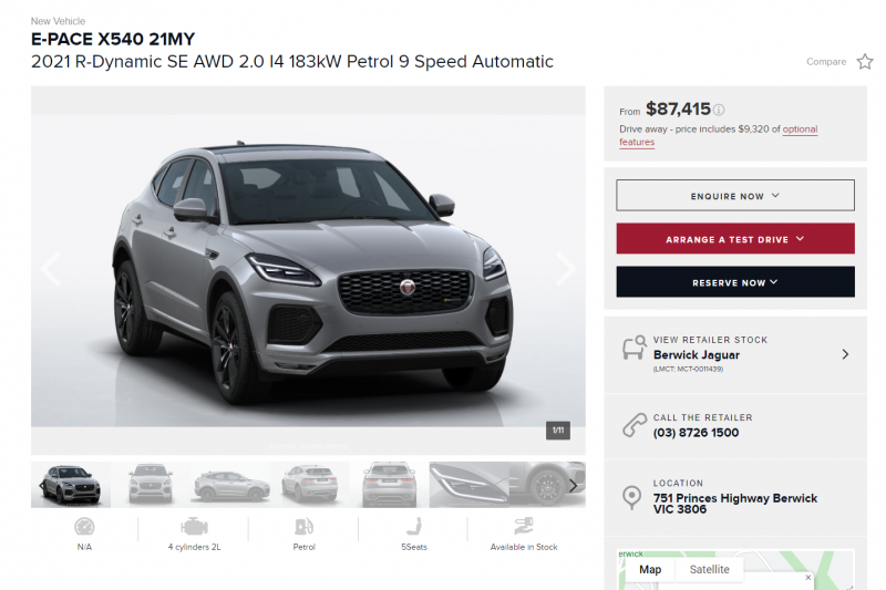 Jaguar Land Rover starts online sales