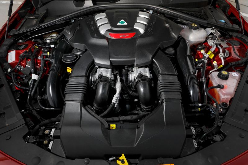 Alfa Romeo's twin-turbo V6 gets a lifeline from weaker emissions rules - report