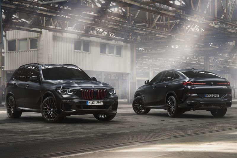 BMW X5, X6, X7 black editions unveiled