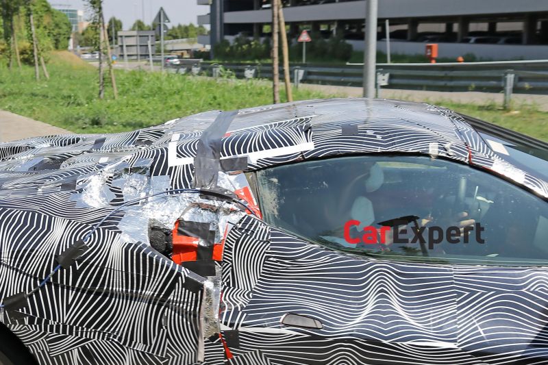 2022 Ferrari 296 'GTS' convertible spied