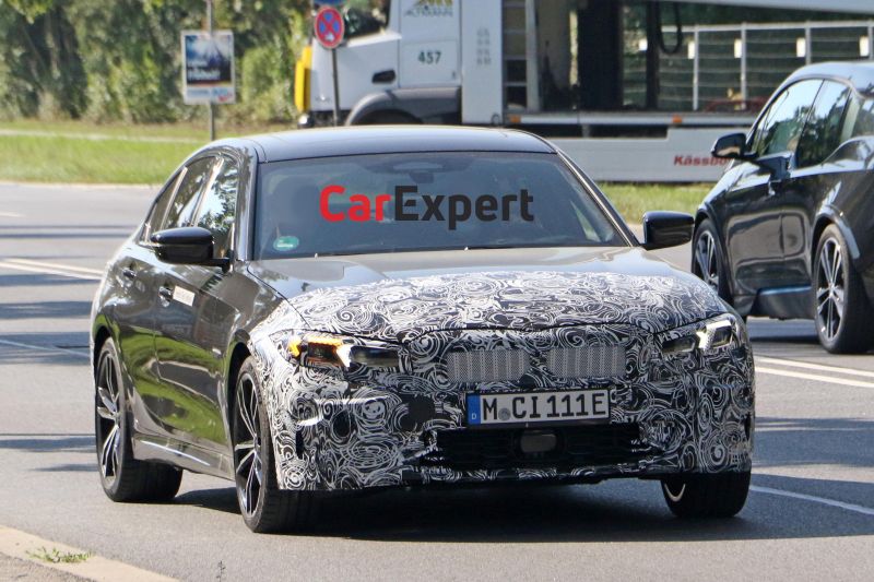 2022 BMW 3 Series facelift spied