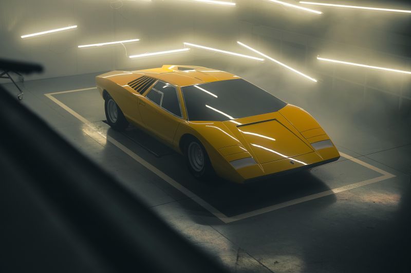 1971 Lamborghini Countach LP500 concept recreated