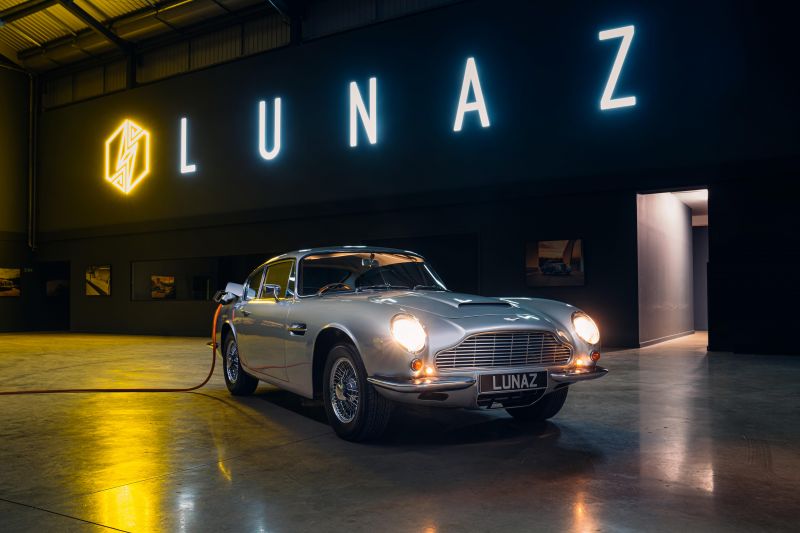 Lunaz reveals re-engineered Aston Martin DB6 EV