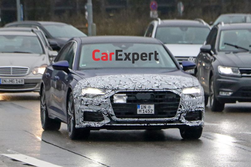 2023 Audi A6 facelift spied
