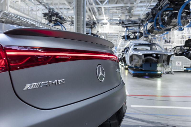 2022 Mercedes-AMG EQS 53 production starts