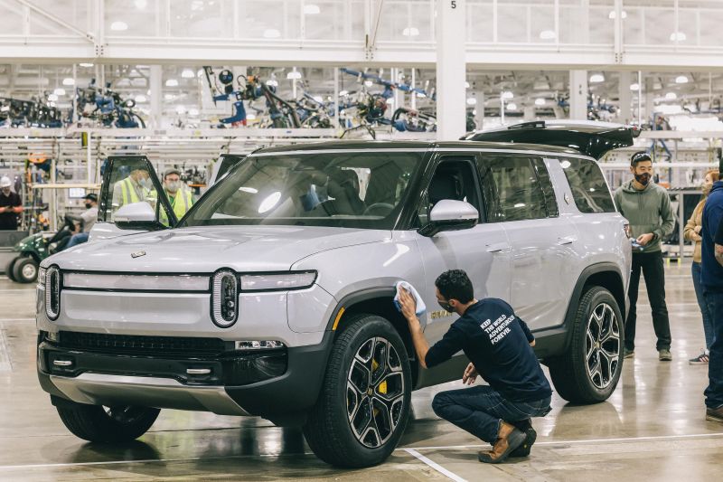 Rivian ramps up production in second quarter of 2022
