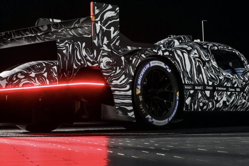 Porsche teases LMDh prototype racer ahead of 2023 season