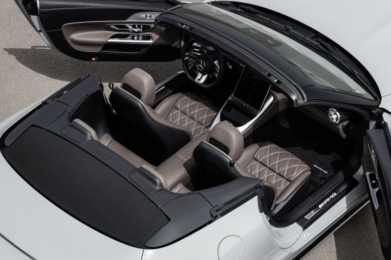 2023 Mercedes-AMG SL63e plug-in hybrid spied