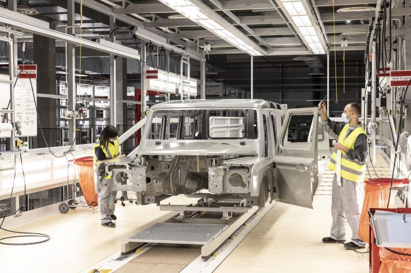 2022 Ineos Grenadier prototypes roll off the production line