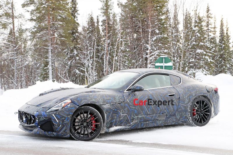2022 Maserati GranTurismo spied with less camouflage