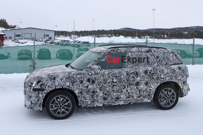 2023 Mini Countryman SUV spied inside and out