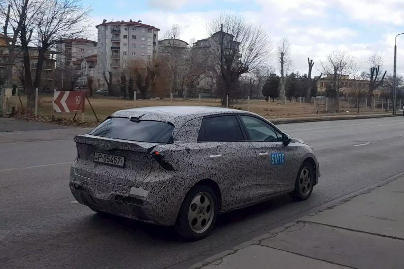 2023 MG electric hatch spied