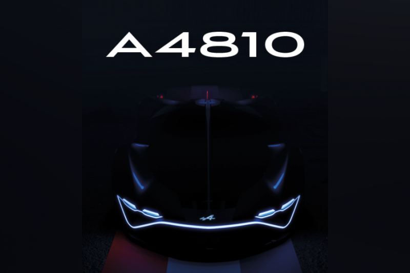 Alpine A4810 hydrogen concept teased, designed by IED