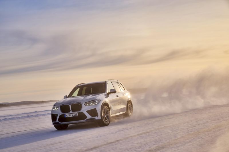 BMW iX5 hydrogen fuel-cell SUV undergoing final winter tests