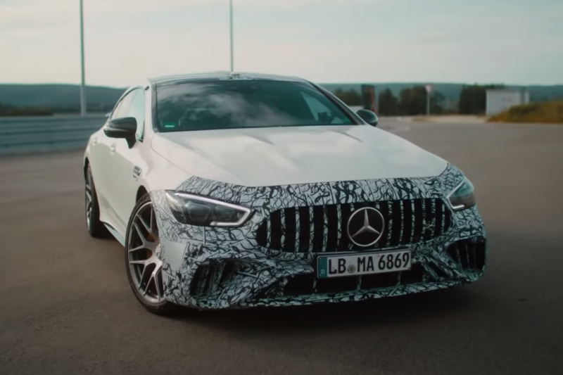 Mercedes-AMG lets autonomous GT 4-door Coupe loose on track