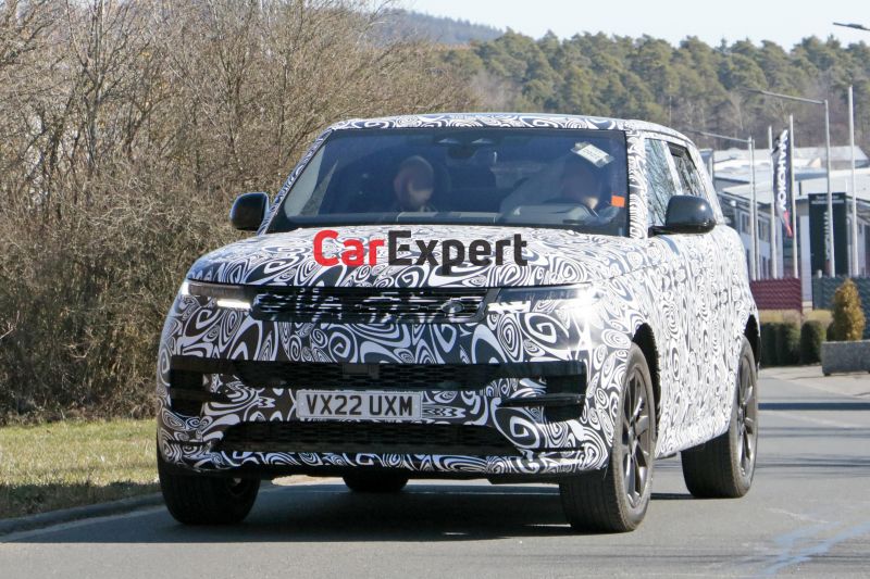2023 Range Rover Sport spied with less camouflage