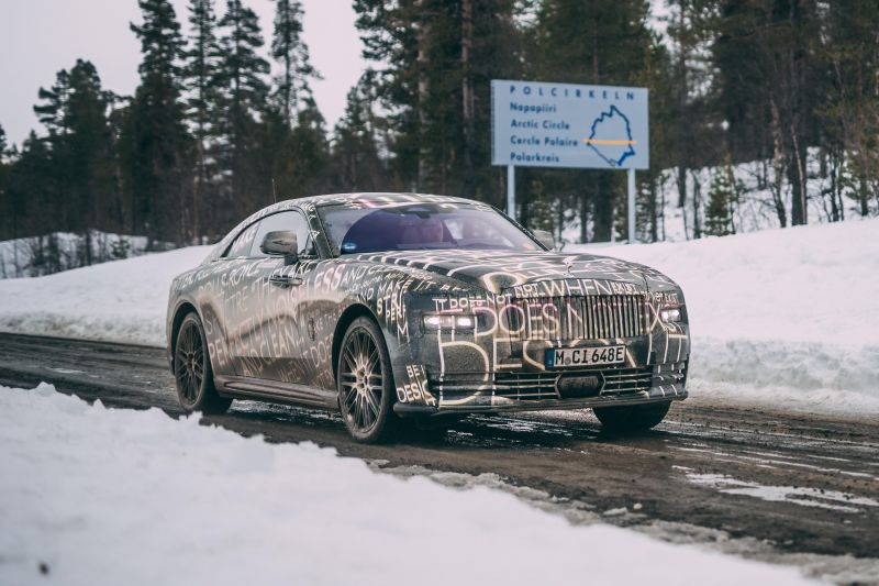2023 Rolls-Royce Spectre completes winter testing