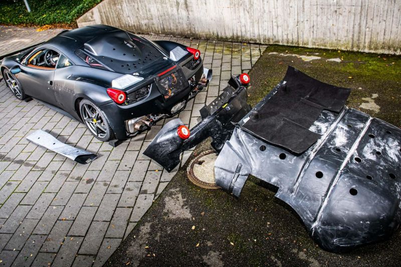 This LaFerrari Prototype test mule is for sale, complete with camouflage panels