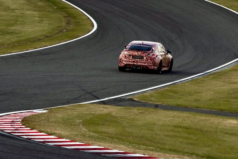 Honda Civic Type R teased taking on Nurburgring