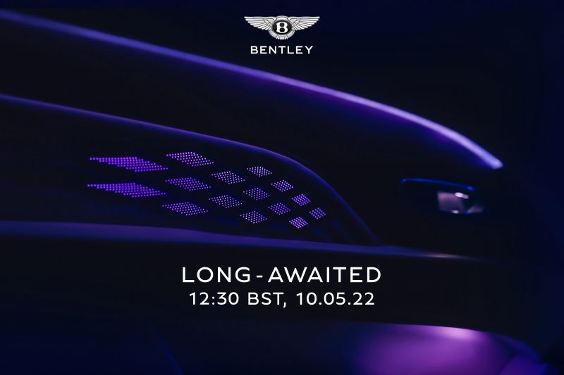 Bentley teases new model ahead of May 10 debut
