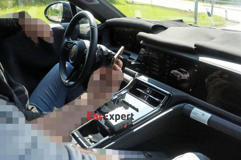 2024 Porsche Panamera spied inside and out