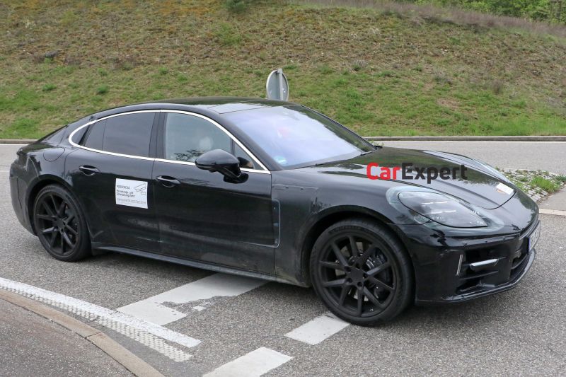 2024 Porsche Panamera spied inside and out