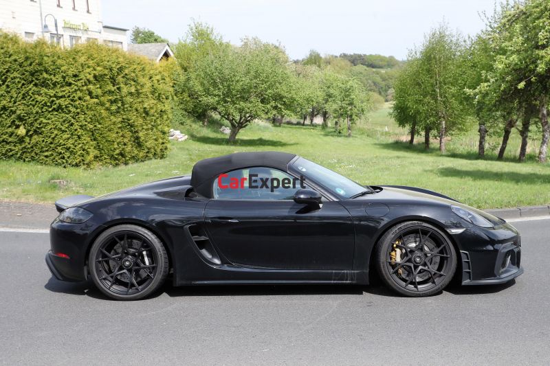 2023 Porsche 718 Boxster Spyder RS spied