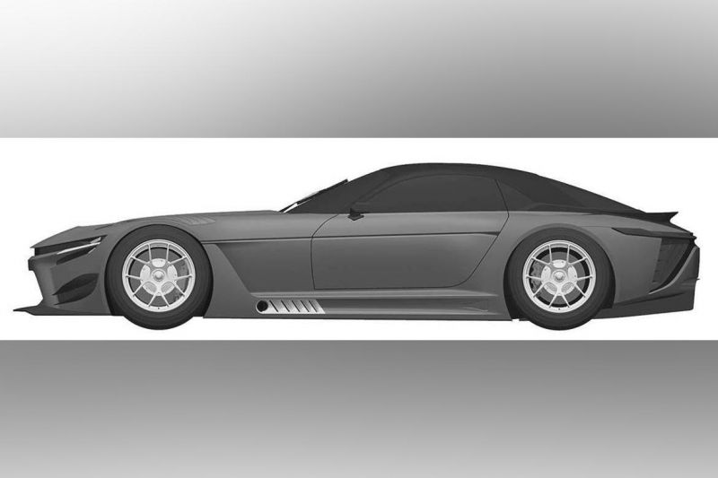 Toyota GR GT3 supercar leaked in patent images