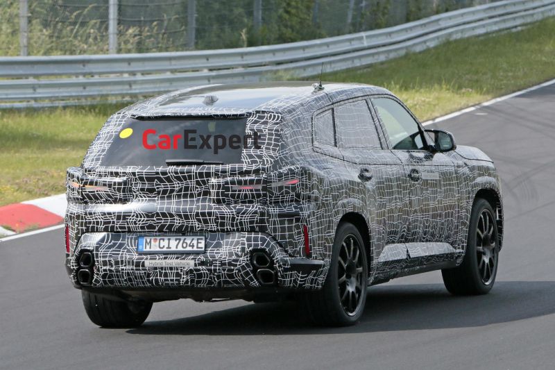 BMW XM plug-in super-SUV spied ahead of late 2022 reveal