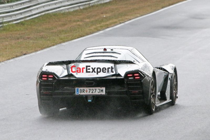2023 KTM X-Bow GT-XR spied at the Nurburgring