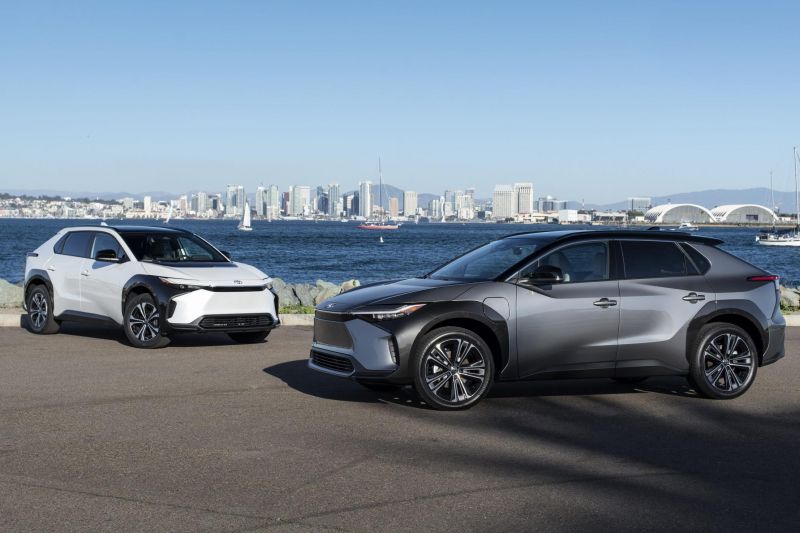 Toyota bZ electric liftback teased