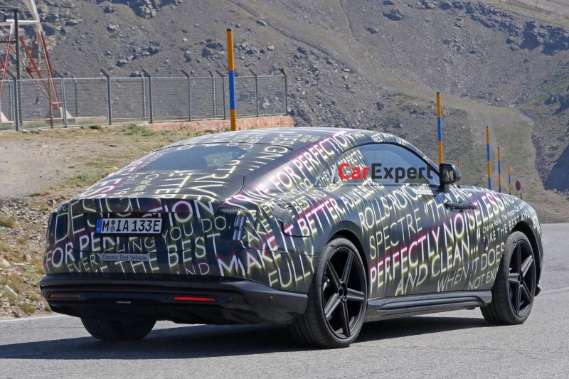 2024 Rolls-Royce Spectre spied inside and out