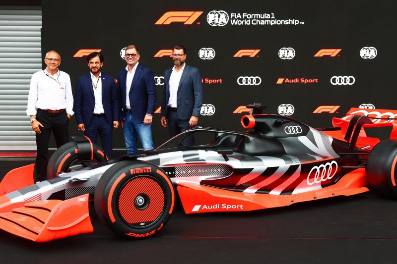 Audi's Formula 1 entry green-lit, with the emphasis on 'green'