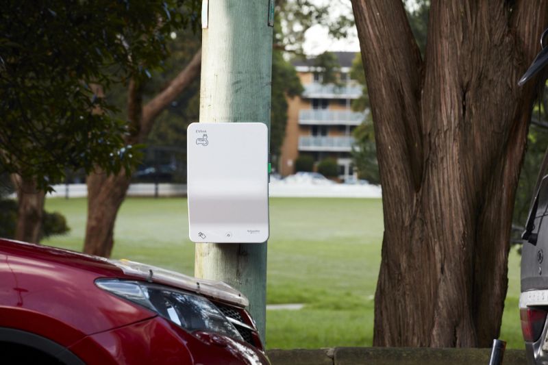EV chargers coming to NSW power poles in $2 million trial