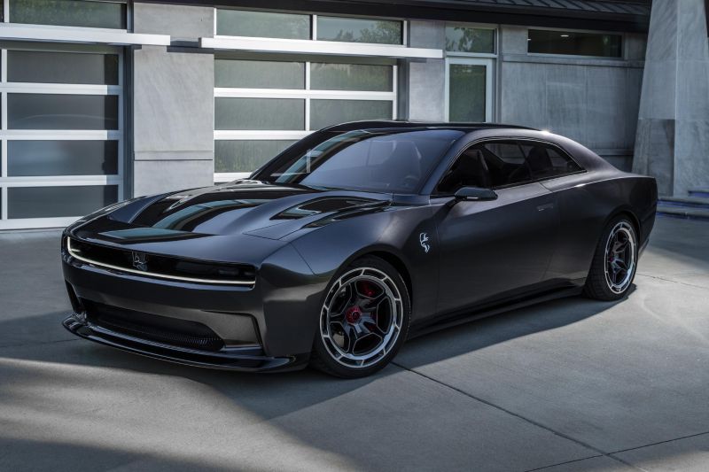 Leaked images of Dodge's electric muscle car point to possible petrol power