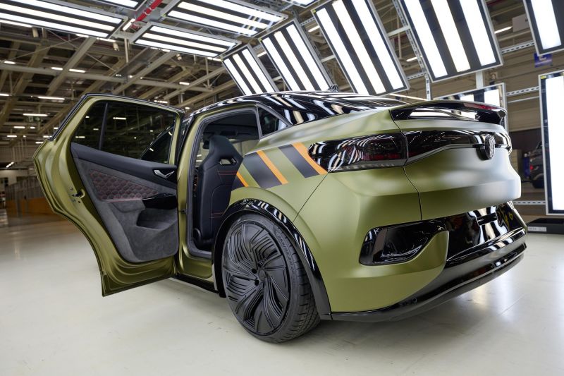 Volkswagen ID.5 GTX Xcite apprentice car revealed